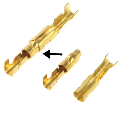100pcs DIY Crimp Terminal Female to Male Ring Connector, Cable size: 1-2.5mm2 (100pcs in one packaging, the price is for 100pcs), Female to Male