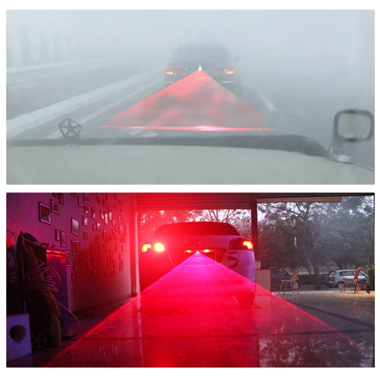 LJFL201-405 Car Universal Alarm 650nm Red Laser Tail Fog Light Lamp, LJFL201-405