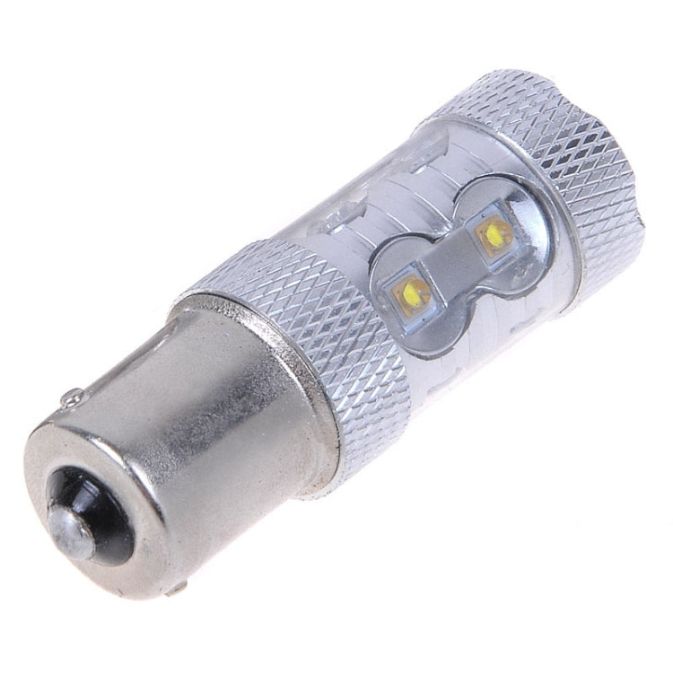 2PCS 1156/BA15S 650 Lumen 50W 10-3535-LEDs 6500K White Light Turn Signal Light, DC 12-24V, 1156/BA15S