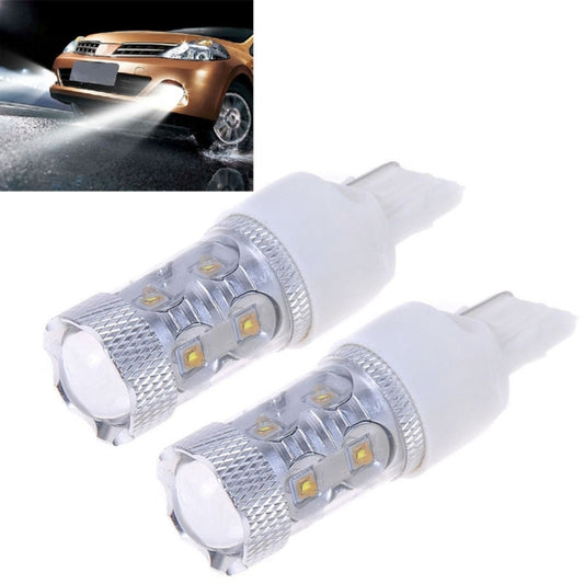 2 PCS 7440 650 Lumen 50W 10-3535-LEDs 6500K White Light Car Brake Light, DC 12-24V, 7440