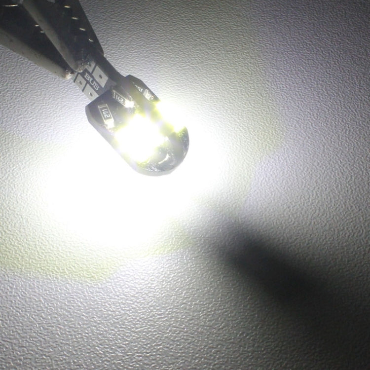 10 PCS T10 4W 280LM White Light 8 LED SMD 5630 Canbus Decode Car Clearance Lights Lamp, DC 12V, 4W 280LM