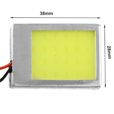 9W White Light LED Car Interior Lamp with T10 Dome + BA9S Festoon Adapter, 9W