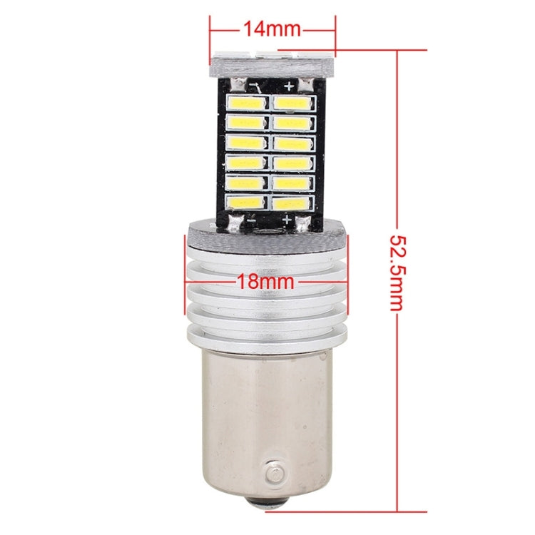 2PCS 1156/BA15S 6W 30SMD 4014 900LM White Light 6500K Decode LED Car Brake / Steering Light, 1156/BA15S 6W