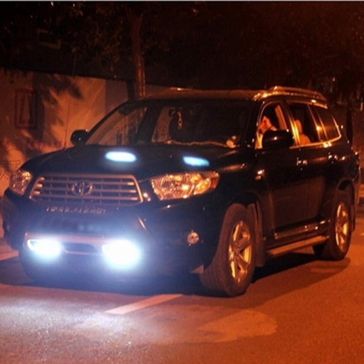 2 PCS MZ 9W 540LM 6500K 3-LED White Light Wired Car Daytime Running Light Fog Lamp, DC12-24V,Light Wire: 15cm, MZ 9W