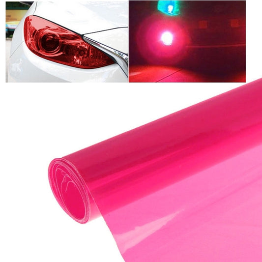 Film protecteur décoratif clignotant pour phares de voiture / autocollant de lampe, taille : 195cm x 30cm, rose, vert cristal, noir mat, bleu foncé, gris noir, noir foncé, bleu bébé, vert fluorescent