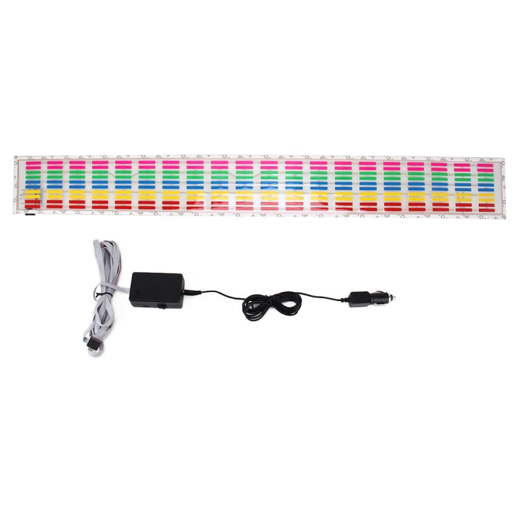 5 Colors Car Music Rhythm Lamp Car Sticker Equalizer with Car Charger, Size: 70cm x 16cm, 70 x 16cm