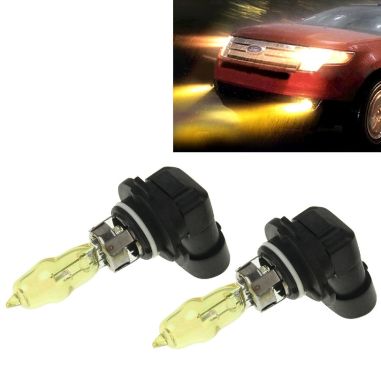 2 X 9005 HOD Halogen Bulbs 12V 100W 2400 LM 3500K Yellow Light Headlights, 9005