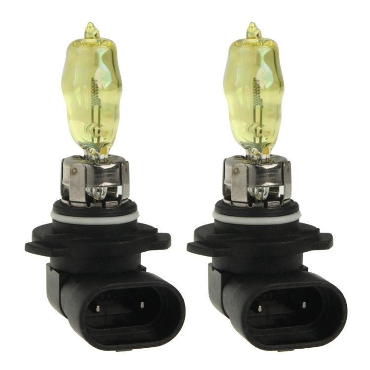 2 X 9005 HOD Halogen Bulbs 12V 100W 2400 LM 3500K Yellow Light Headlights, 9005
