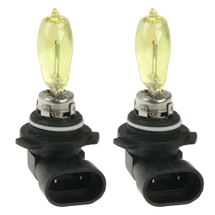 2 X 9006 HOD Halogen Bulbs 12V 100W 2400 LM 3500K Yellow Light Headlights, 9006