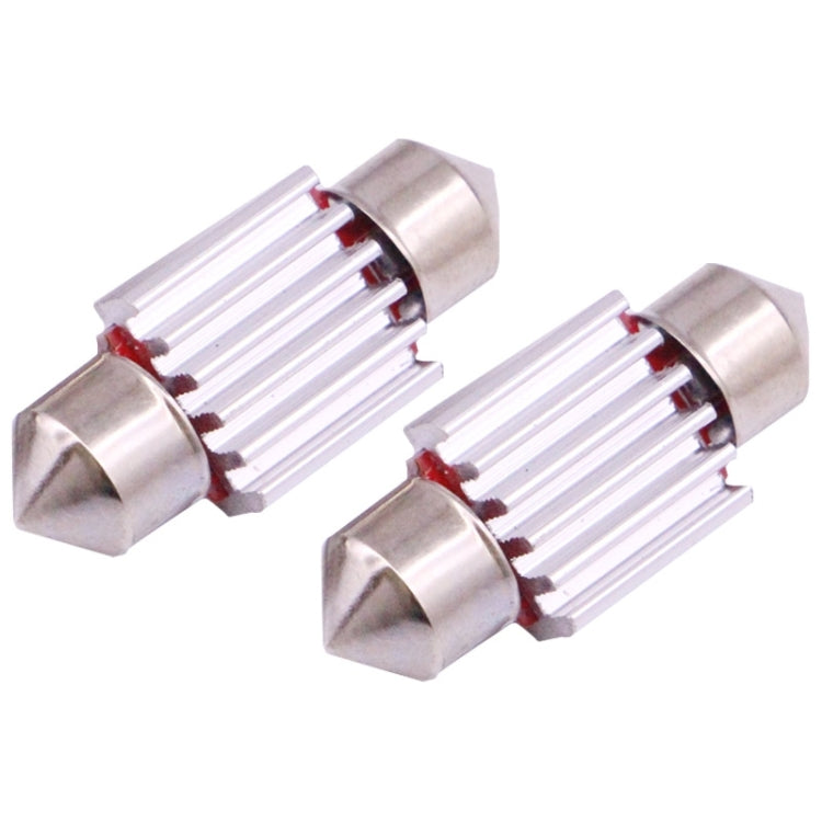 2 PCS 31mm 3W 180LM White Light 10 LED SMD 4014 CANBUS License Plate Reading Lights Car Light Bulb, 3W 31mm