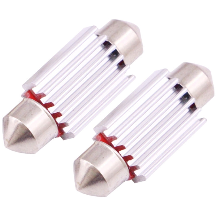 2 PCS 41mm 3.5W 180LM White Light 12 LED SMD 4014 CANBUS License Plate Reading Lights Car Light Bulb, 3.5W 41mm