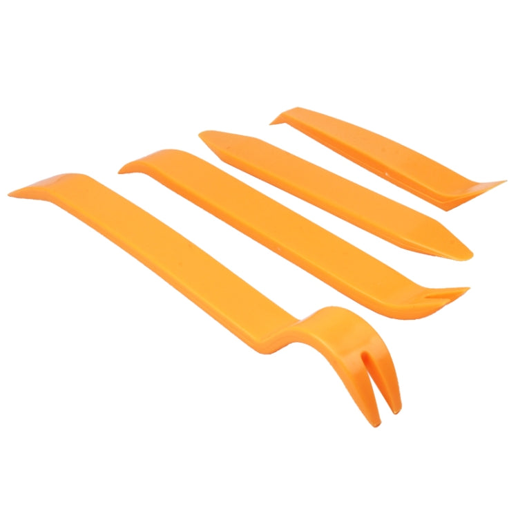 Kit d'outils 4 en 1 pour le démontage de tableau de bord et de panneaux de portières de voiture, 4 en 1 jaune