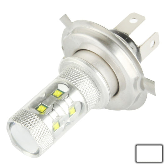 H4 60W White 12 CREE LED Fog Light for Vehicles, DC 12-30V, H4