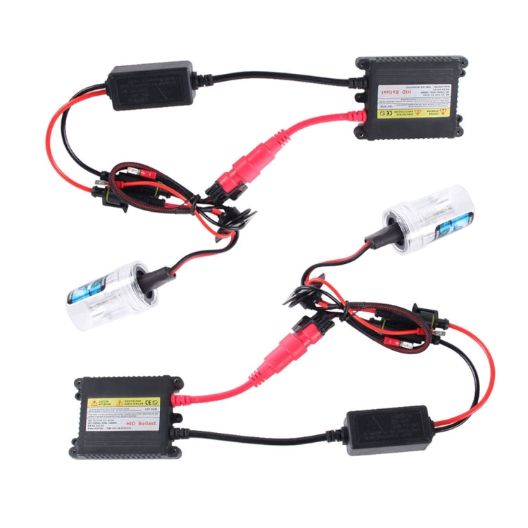 DC12V 35W 2x H3 Slim HID Xenon Light, High Intensity Discharge Lamp, H3, Color Temperature: 8000K, H3, Color Temperature: 6000K