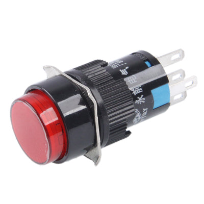 Car DIY Round Button Push Switch / Indicator, Red Indicator, Green Indicator