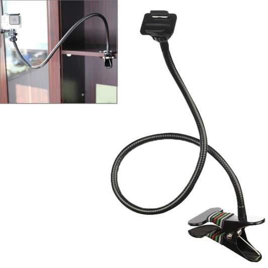 Support paresseux Tout support flexible avec pince puissante pour GoPro, Insta360, DJI et autres caméras d'action, Pince puissante