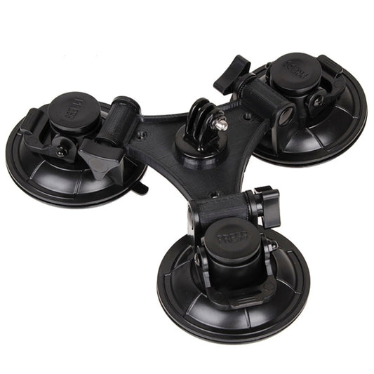 XM70-B Support à ventouse triangulaire pour GoPro, Insta360, DJI et autres caméras d'action, avec tournevis hexagonal, pour GoPro HERO9 XM70-B