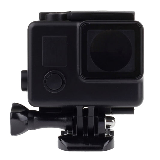 Black Edition Waterproof Housing Protective Case with Buckle Basic Mount for GoPro HERO4 /3+, Waterproof Depth: 10m, 10m Waterproof