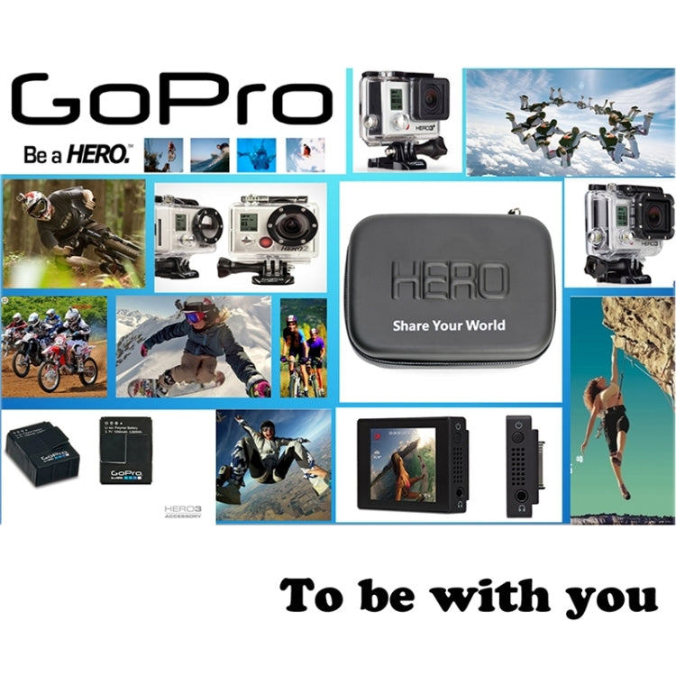 Shockproof Waterproof Portable Travel Case for GoPro, Insta360, DJI and Other Action Cameras Accessories, Size: 22cm x 16cm x 7cm, Size: 22cm x 16cm x 7cm
