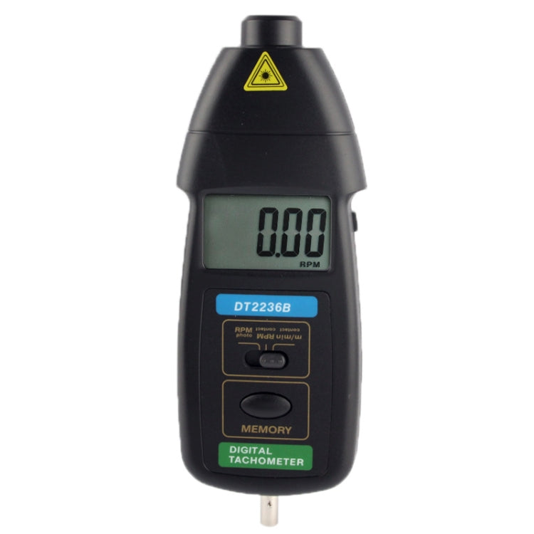 Contact & Non Contact Laser Digital Tachometer , DT2236B