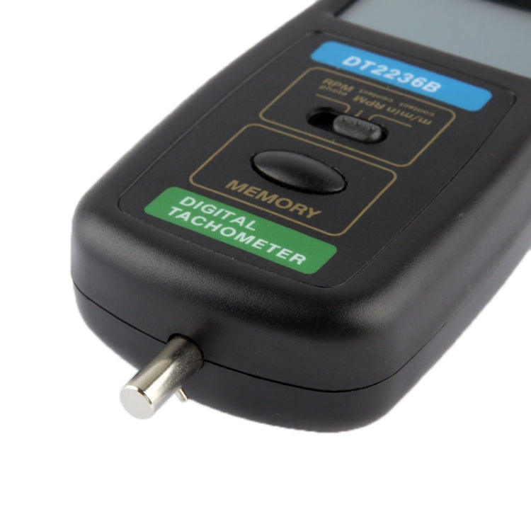 Contact & Non Contact Laser Digital Tachometer , DT2236B