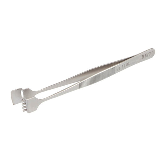 BEST BST-91-5T SA Pinces à plaquettes professionnelles en acier inoxydable pour plaquettes de silicium, BST-91-5T