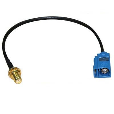 Fakra C Male to RP-SMA Female Connector Adapter Cable / Connector Antenna, Fakra C Male to RP-SMA Female