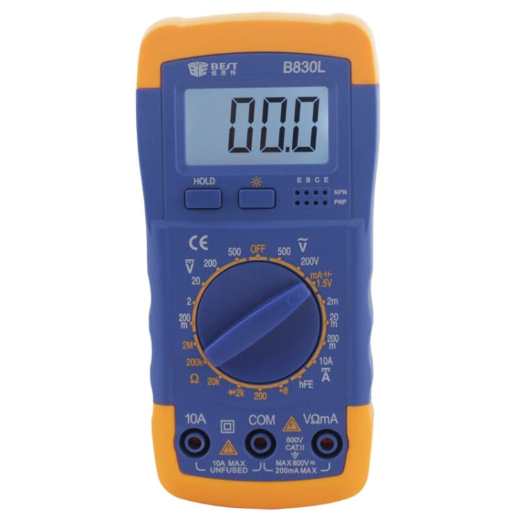 BEST BST- B830L 9V LCD Screen Display Digital Multimeter, BST- B830L