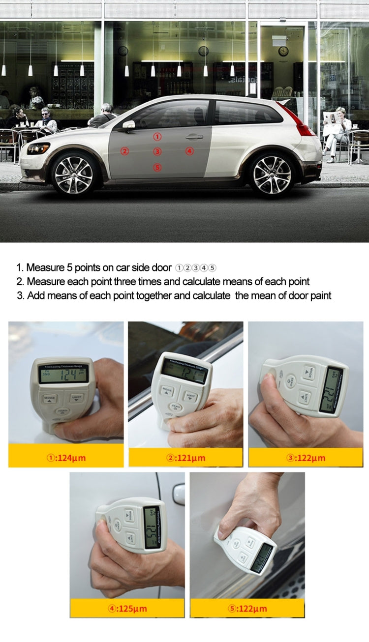 BENETECH GM210 Film/Coating Thickness Gauge