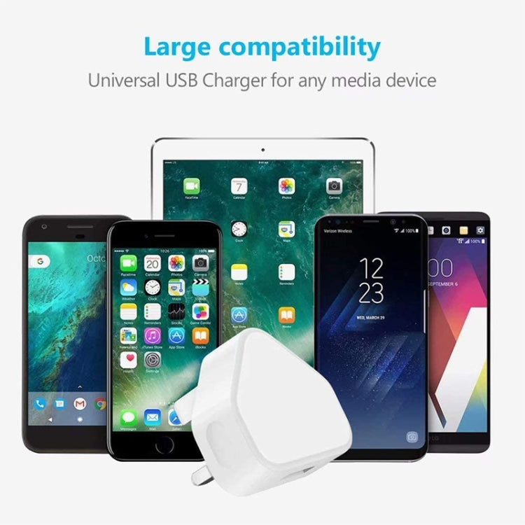 5V / 1A (US Plug) USB Charger Adapter For iPhone, Galaxy, Huawei, Xiaomi, LG, HTC and Other Smart Phones, Rechargeable Devices, UK Plug, EU Plug, US Plug