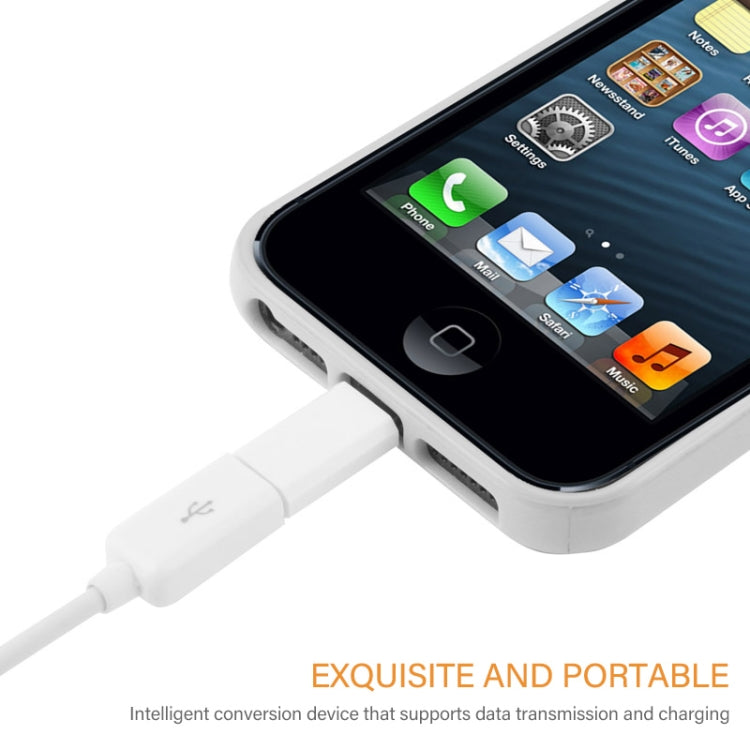 Micro 5 Pin USB to 8 Pin Charge & Data Transfer Adapter, Micro 5 Pin USB