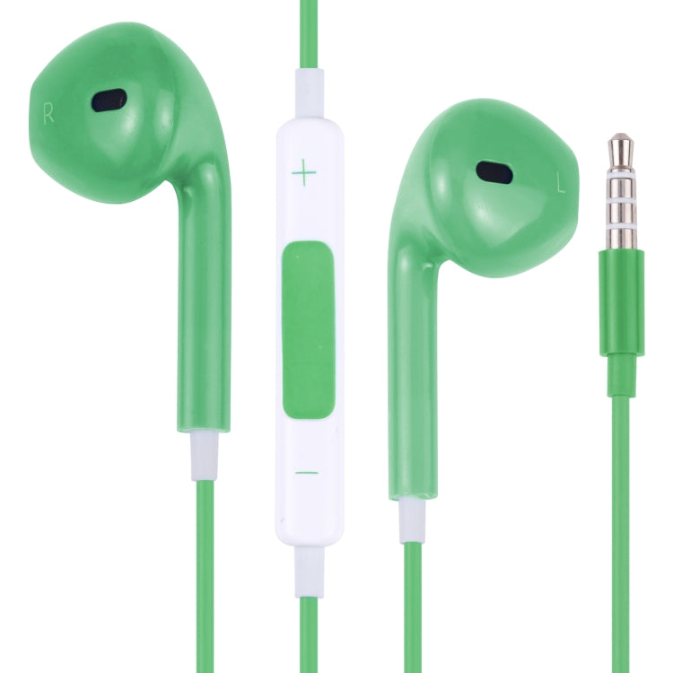 EarPods Wired Headphones Earbuds with Wired Control & Mic, White, Rose Gold, Purple, Red, Blue, Black, Green, Orange, Magenta