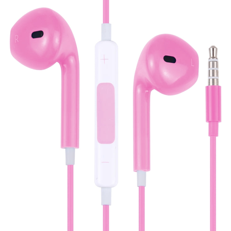 EarPods Wired Headphones Earbuds with Wired Control & Mic, White, Rose Gold, Purple, Red, Blue, Black, Green, Orange, Magenta