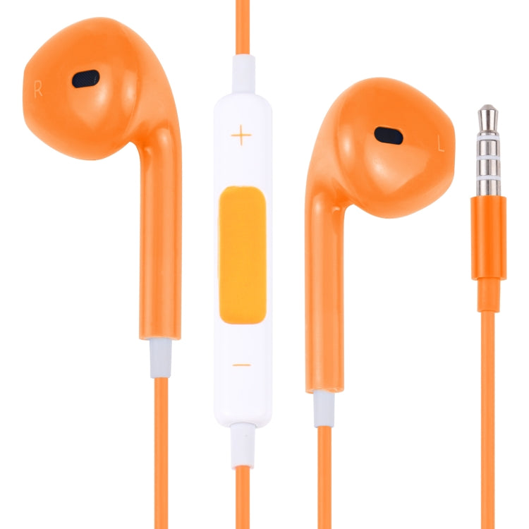 EarPods Wired Headphones Earbuds with Wired Control & Mic, White, Rose Gold, Purple, Red, Blue, Black, Green, Orange, Magenta
