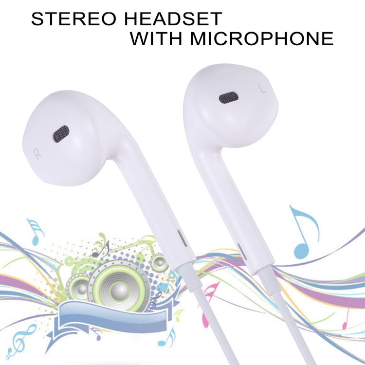 EarPods Wired Headphones Earbuds with Wired Control & Mic, White, Rose Gold, Purple, Red, Blue, Black, Green, Orange, Magenta