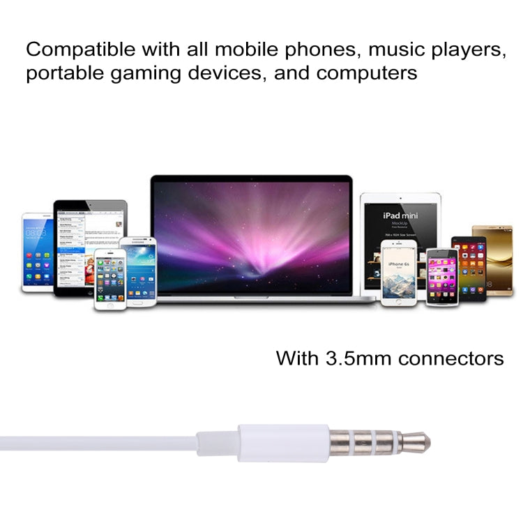 EarPods Wired Headphones Earbuds with Wired Control & Mic, White, Rose Gold, Purple, Red, Blue, Black, Green, Orange, Magenta