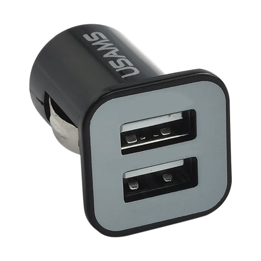 Chargeur de voiture haute performance double port USB 2.1A + 1A pour iPad Air 2 & Air & 4, iPhone 6 & 6 Plus & 5C & 5S & 4 & 4S, iPod touch, tablette / série Note Galaxy et autres téléphones portables, navigateurs