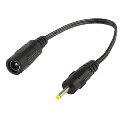5.5 x 2.1mm DC Female to 2.5 x 0.7mm DC Male Power Connector Cable for Laptop Adapter, Length: 18cm, 2.5 x 0.7mm Male