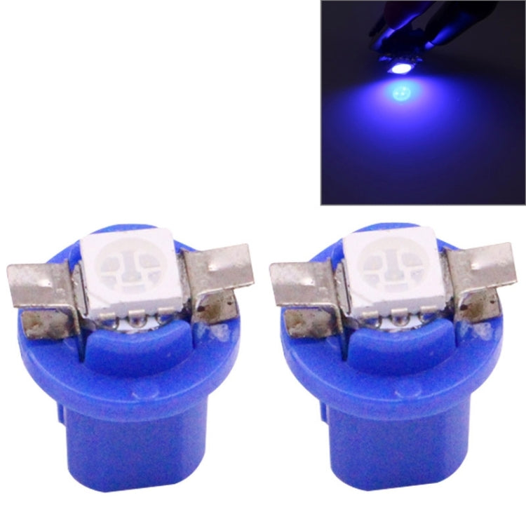2 PCS B8.5 0.2W 12LM 1 LED SMD 5050 LED Instrument Light Bulb Dashboard Light for Vehicles, DC 12V, 0.2W B8.5