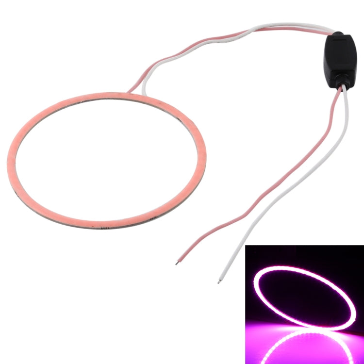 90mm 5W 180LM Angel Eyes Circles Car Headlight COB LED Lights for Vehicles, DC 12-24V, 90mm Blue Light, 90mm White Light, 90mm Pink Light, 90mm Green Light, 90mm Red Light