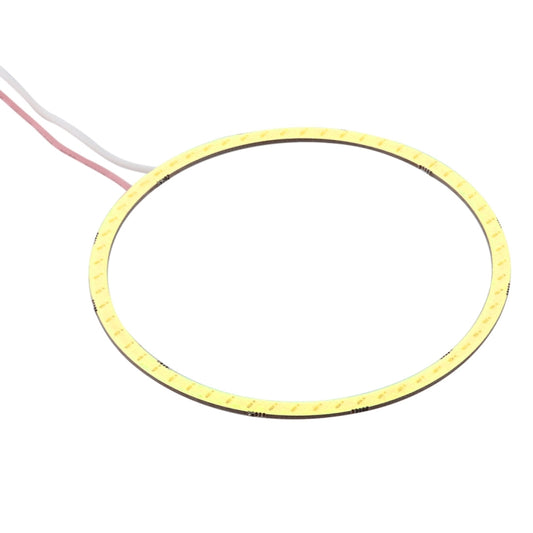 90mm 5W 180LM Angel Eyes Circles Car Headlight COB LED Lights for Vehicles, DC 12-24V, 90mm White Light, 90mm Pink Light, 90mm Green Light, 90mm Red Light, 90mm Blue Light