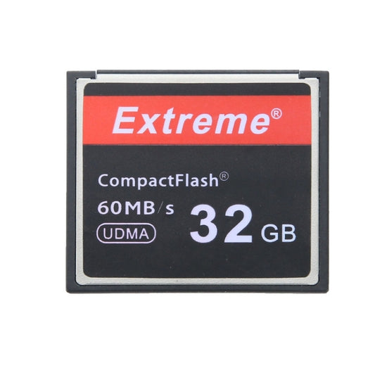 32GB Extreme Compact Flash Card, 400X Read Speed, up to 60 MB/S (100% Real Capacity), 32GB