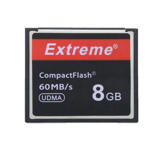 8GB Extreme Compact Flash Card, 400X Read Speed, up to 60 MB/S (100% Real Capacity), 8GB