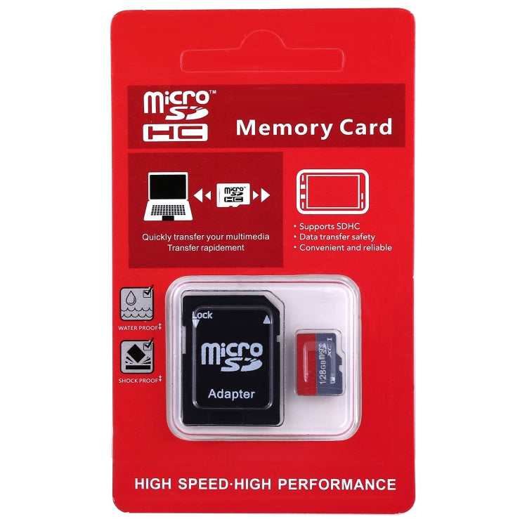 128GB High Speed Class 10 TF/Micro SDHC UHS-1(U1) Memory Card, Write: 15mb/s, Read: 30mb/s (100% Real Capacity), 128GB