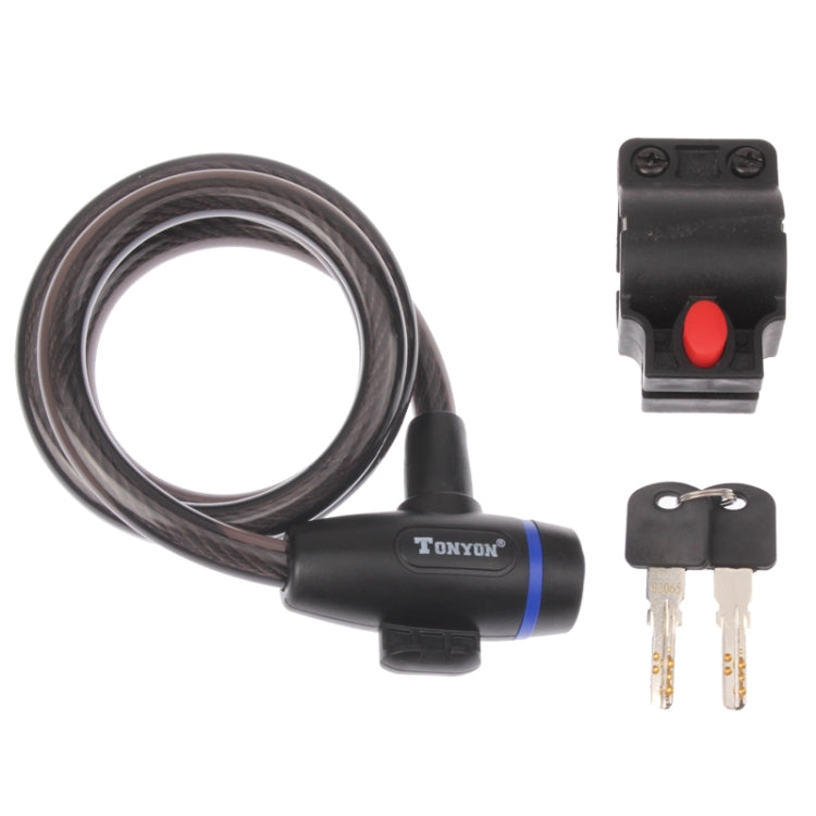 Copper Cable Security Bicycle Lock Set, With Bicycle Lock Key