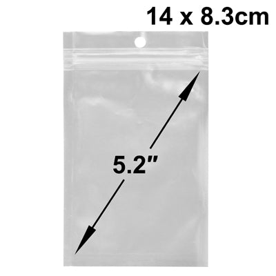 50x 5.2 inch Zip Lock Anti-Static Bag, Size: 14 x 8.3cm (50pcs in one package, the price is for 50pcs)