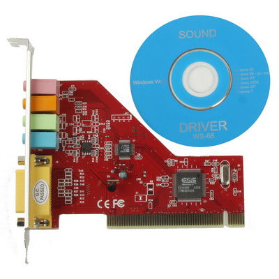Crystal 4 Channel PCI Sound Card, Crystal 4 Channel