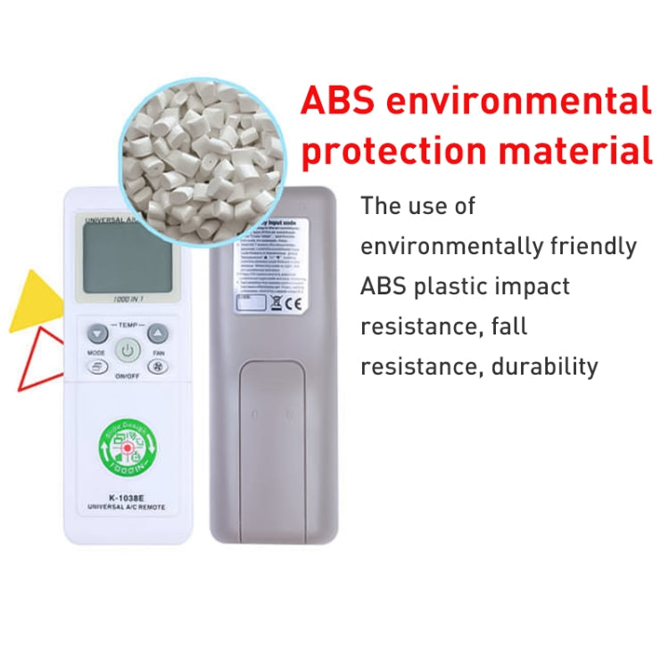 Chunghop Universal A/C Remote Control (K-1038E), K-1038E
