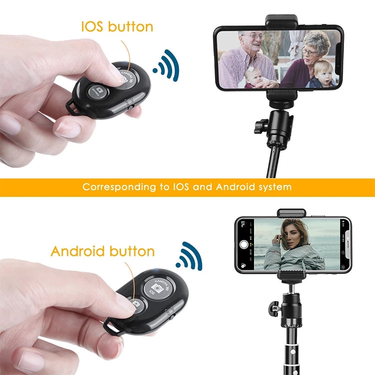 BRCMCOM Chip Universal Bluetooth 3.0 Remote Shutter Camera Control Self-timer, Red, Green, Yellow, White, Black, Blue