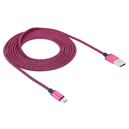 2m Woven Style Micro USB to USB 2.0 Data / Charger Cable